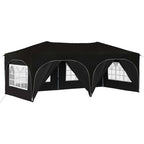 Pop-up Partyzelt 575 x 288 x 245 cm Schwarz Oxford-Stoff