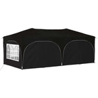 Pop-up Partyzelt 575 x 288 x 245 cm Schwarz Oxford-Stoff