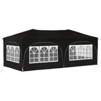Pop-up Partyzelt 575 x 288 x 245 cm Schwarz Oxford-Stoff