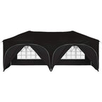 Pop-up Partyzelt 575 x 288 x 245 cm Schwarz Oxford-Stoff
