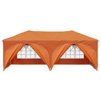 Pop-up Partyzelt 575 x 288 x 245 cm Orange Oxford-Stoff