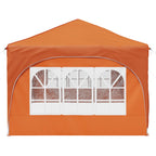 Pop-up Partyzelt 575 x 288 x 245 cm Orange Oxford-Stoff