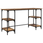 Schreibtisch mit Regal Altholz 140 x 50 x 75 cm Holzwerkstoff