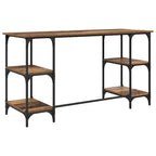 Schreibtisch mit Regal Altholz 140 x 50 x 75 cm Holzwerkstoff