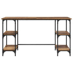 Schreibtisch mit Regal Altholz 140 x 50 x 75 cm Holzwerkstoff