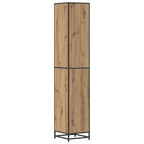 Badezimmermöbel-Set mit Tür Artisan-Eiche 35 x 37,5 x 188,5 cm