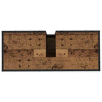 Badezimmermöbel-Set mit Schubladen 3 pcs Altholz Holzwerkstoff