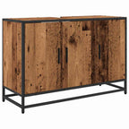 Badezimmermöbel-Set mit Schubladen 4 pcs Altholz Holzwerkstoff