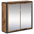 Badezimmermöbel-Set mit Schubladen 4 pcs Altholz Holzwerkstoff