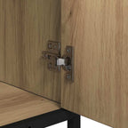 Badezimmermöbel-Set mit Regal 2 pcs Artisan-Eiche Holzwerkstoff