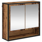 Badezimmermöbel-Set mit Schubladen 4 pcs Altholz Holzwerkstoff