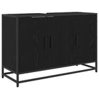 Badezimmermöbel-Set mit Regal 3 pcs Altholz Holzwerkstoff