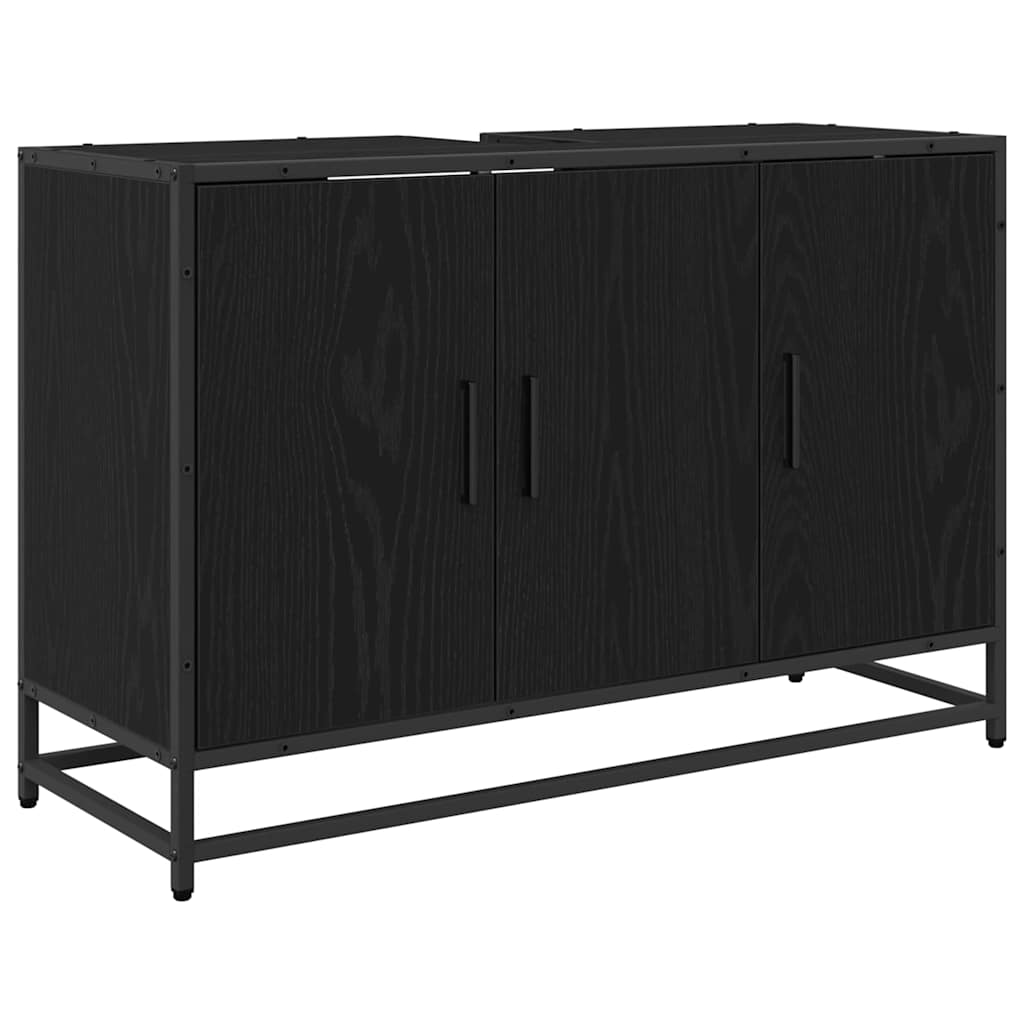 Badezimmermöbel-Set mit Regal 3 pcs Altholz Holzwerkstoff