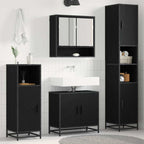Badezimmermöbel-Set mit Regal 3 pcs Artisan-Eiche Holzwerkstoff