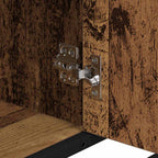 Badezimmermöbel-Set mit Schubladen 3 pcs Altholz Holzwerkstoff
