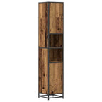 Badezimmermöbel-Set mit Schubladen 3 pcs Altholz Holzwerkstoff