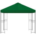 Pavillon 3 x 3 m Grün Polyester und Stahl 190 gsm