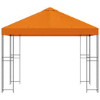 Pavillon 3 x 3 m Orange Polyester und Stahl 190 gsm