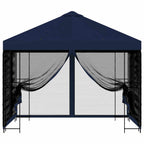 Garten Pavillon mit Seitenwänden 3 x 3 m Blau