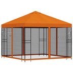 Garten Pavillon mit Seitenwänden 3 x 3 m Orange