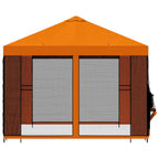Garten Pavillon mit Seitenwänden 3 x 3 m Orange