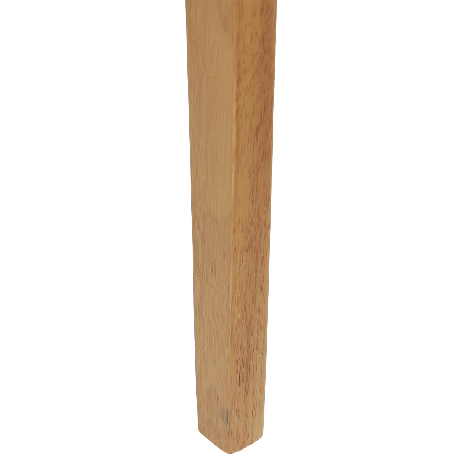 Esszimmerstuhl 2 pcs Natur 43 x 44,5 x 77 cm Massives Gummiholz