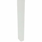 Esszimmerstuhl 2 pcs Weiß Massives Gummiholz