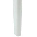 Esszimmerstuhl 2 pcs Weiß Solides Gummiholz