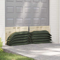 Sandsäcke 50 pcs Dunkelgrün 120 x 27 cm HDPE