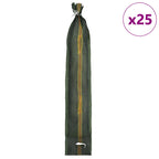 Sandsäcke 25 pcs Grün 120 x 27 cm HDPE