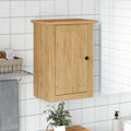 Badezimmer-Wandschrank mit Tür BODO Honigbraun 44 x 30 x 60 cm