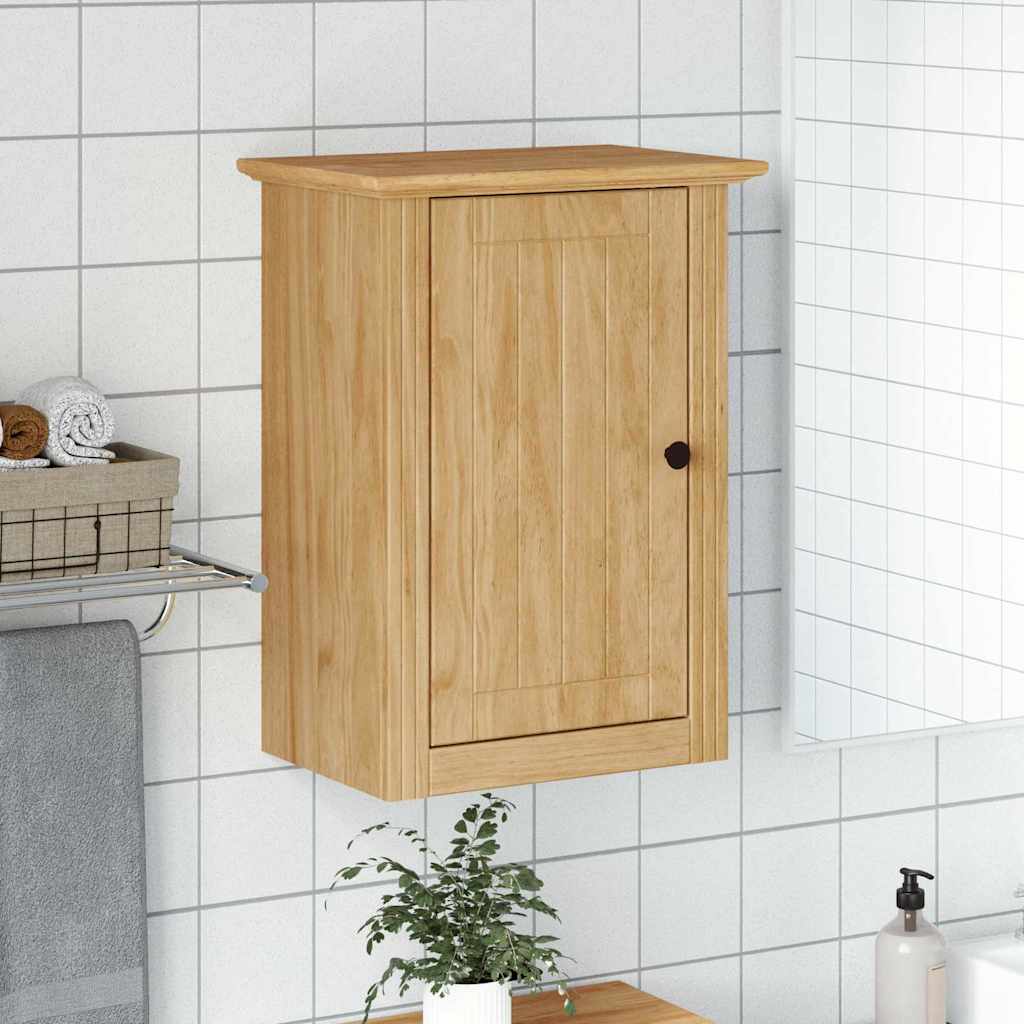Badezimmer-Wandschrank mit Tür BODO Honigbraun 44 x 30 x 60 cm