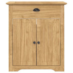 Badezimmerschrank BODO Honigbraun 70 x 35 x 80 cm Holzwerkstoff