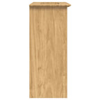 Badezimmerschrank BODO Honigbraun 70 x 35 x 80 cm Holzwerkstoff