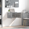Wandtisch Wandmontiert Beton Grau 60 x 45 x 30 cm Holzwerkstoff