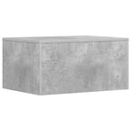 Wandtisch Wandmontiert Beton Grau 60 x 45 x 30 cm Holzwerkstoff
