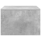Wandtisch Wandmontiert Beton Grau 60 x 45 x 30 cm Holzwerkstoff