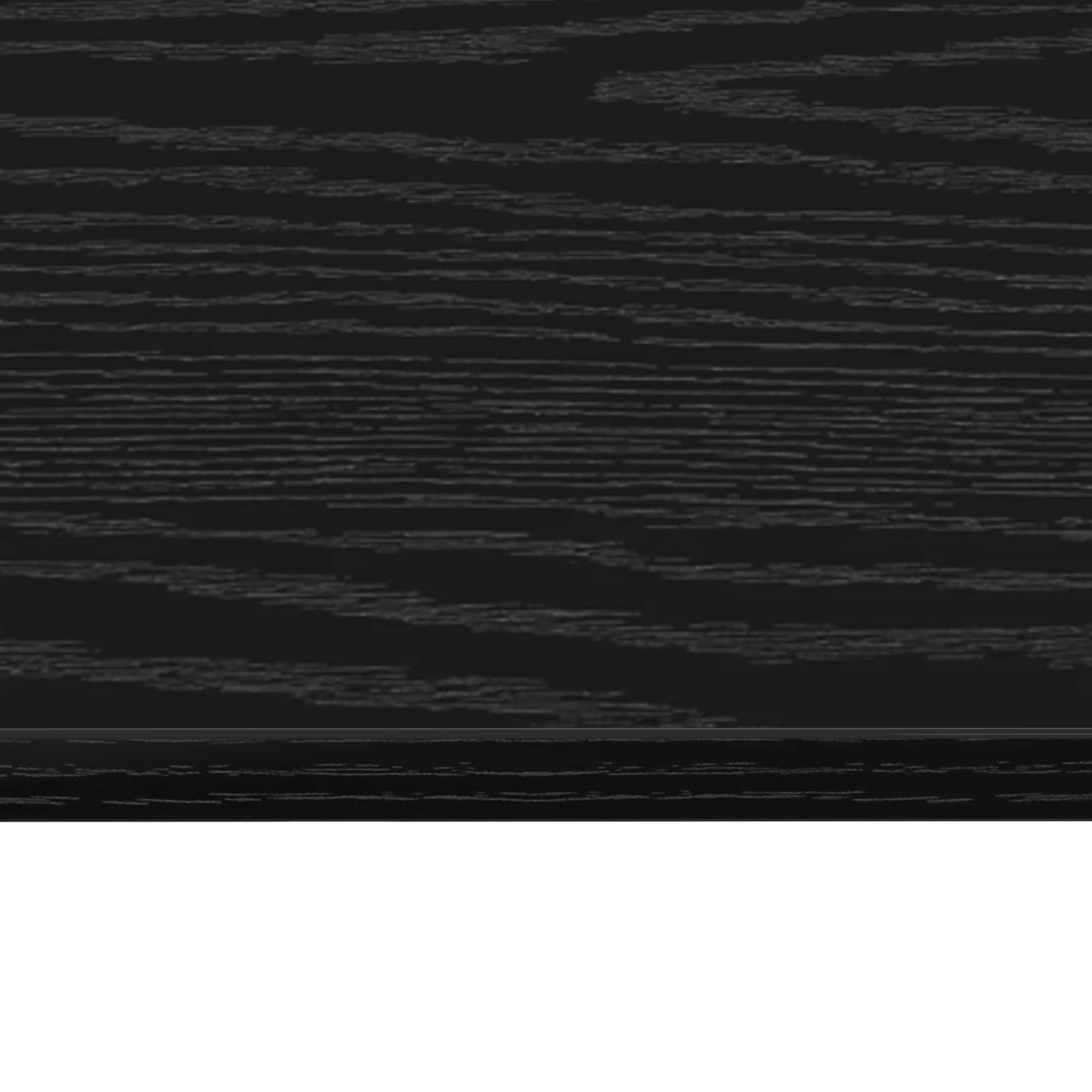 Wandtisch Schwarz Eichen-Optik 80 x 45 x 30 cm Holzwerkstoff