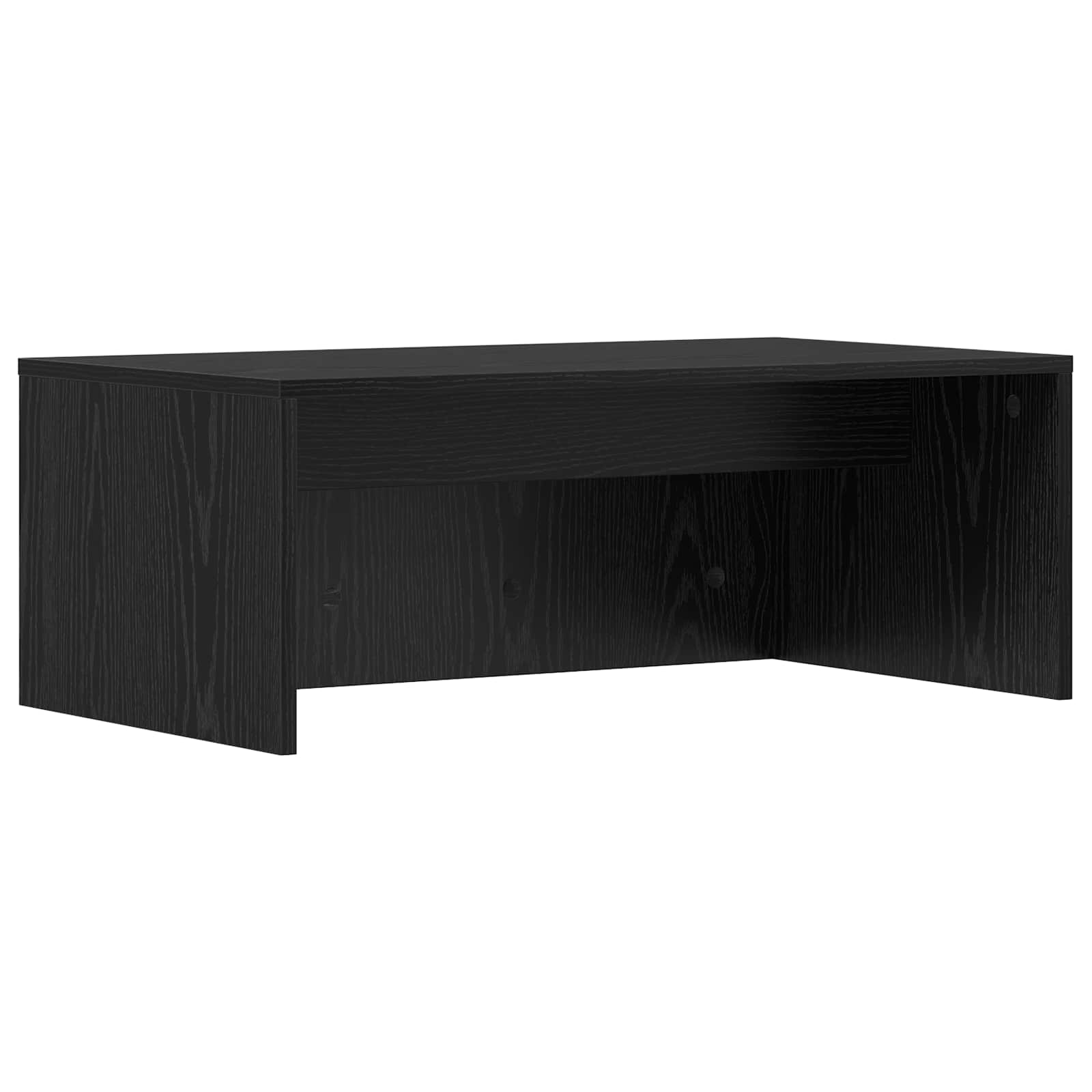 Wandtisch Schwarz Eichen-Optik 80 x 45 x 30 cm Holzwerkstoff