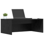 Wandtisch Schwarz Eichen-Optik 80 x 45 x 30 cm Holzwerkstoff