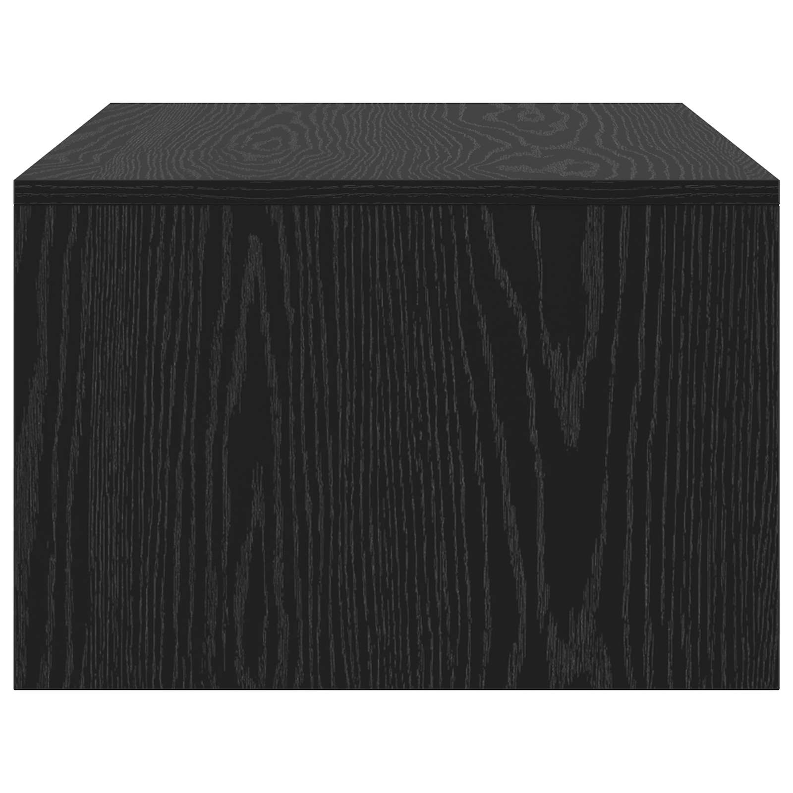 Wandtisch Schwarz Eichen-Optik 80 x 45 x 30 cm Holzwerkstoff
