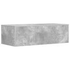 Wandtisch Beton Grau 100 x 45 x 30 cm Holzwerkstoff
