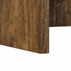 Wandtisch Geräucherte Eiche 100 x 45 x 30 cm Holzwerkstoff