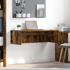 Wandtisch Geräucherte Eiche 100 x 45 x 30 cm Holzwerkstoff