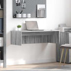 Wandtisch Graues Sonoma 100 x 45 x 30 cm Holzwerkstoff