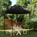 Party-Zelt Schwarz 200 x 200 x 306 cm Oxford-Stoff