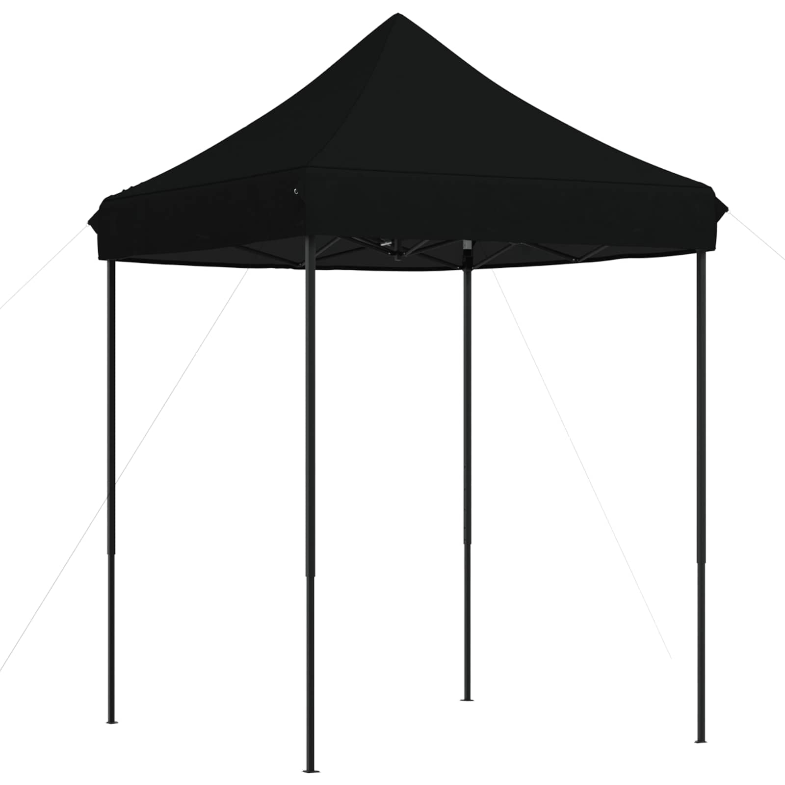 Party-Zelt Schwarz 200 x 200 x 306 cm Oxford-Stoff