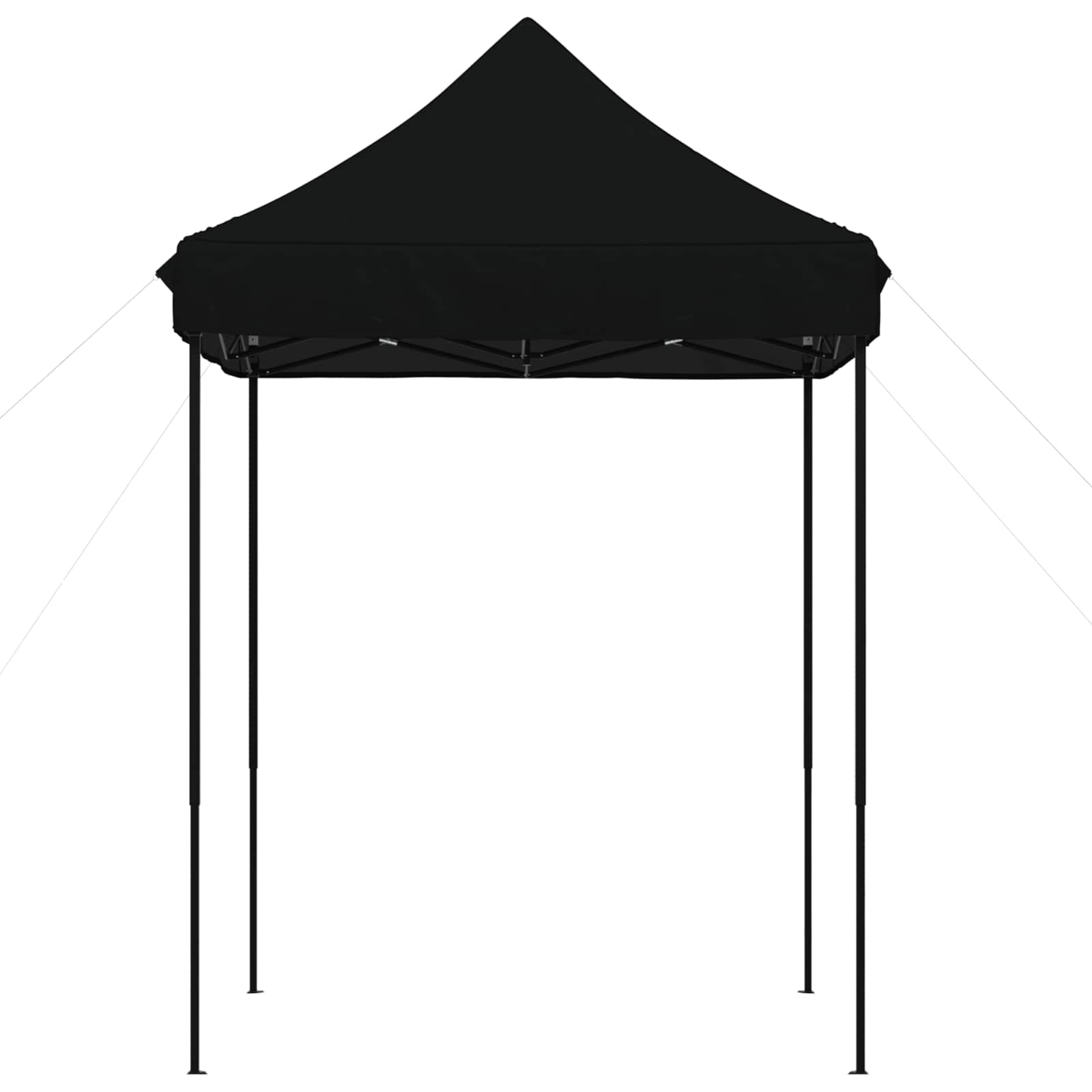 Party-Zelt Schwarz 200 x 200 x 306 cm Oxford-Stoff