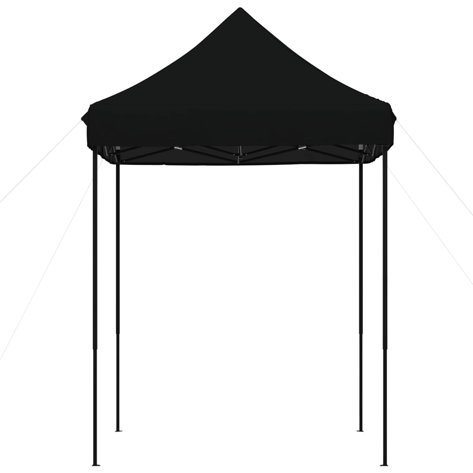 Party-Zelt Schwarz 200 x 200 x 306 cm Oxford-Stoff