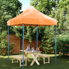 Party-Zelt Orange 200 x 200 x 306 cm Oxford-Stoff